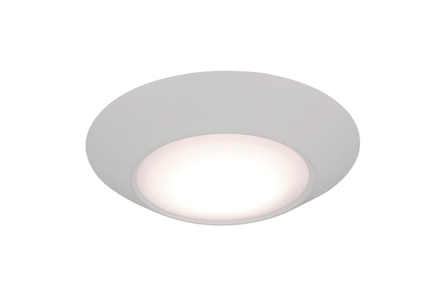 X9306-W-LED-5CCT - LED Flush 7.5" Wide Flush Mount - White