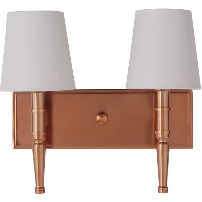 44602-SB - Ella 2 Light 12" High Wall Sconce - Satin Brass