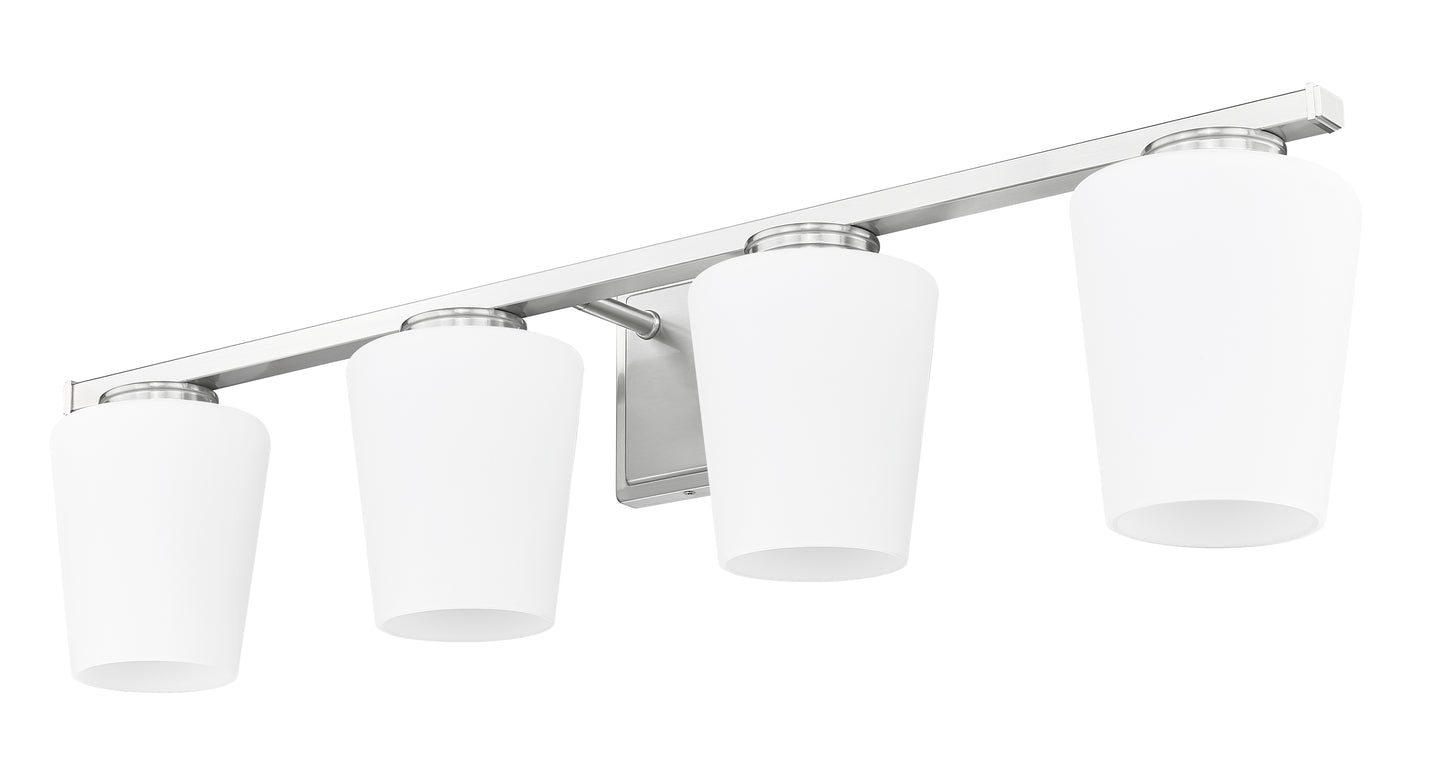 7703-4V-BN - Nextra 4 Light 32" Vanity - Brushed Nickel