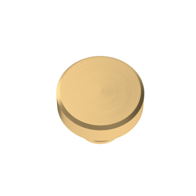 4411044 - Bevel 1-1/4" - Mushroom Cabinet Knob - Satin Brass
