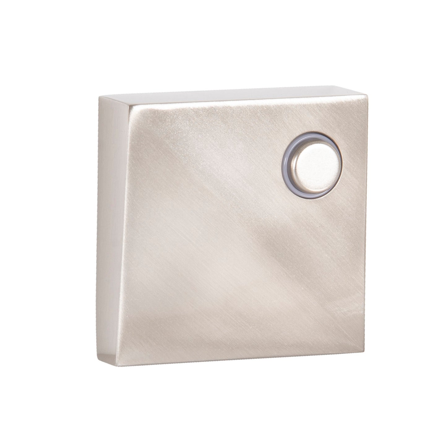 PB5009-BNK - Push Button-Surface Mount 1 Light 2.6" High Chime Button - Brushed Nickel