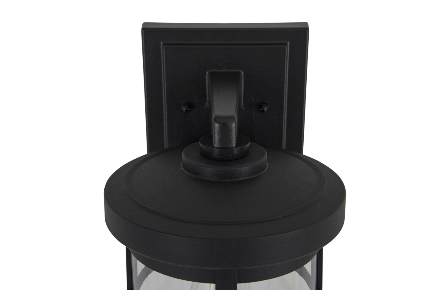 ZA2314-TB-C - Resilience Lanterns 1 Light 15" High Outdoor Wall Lantern - Textured Black