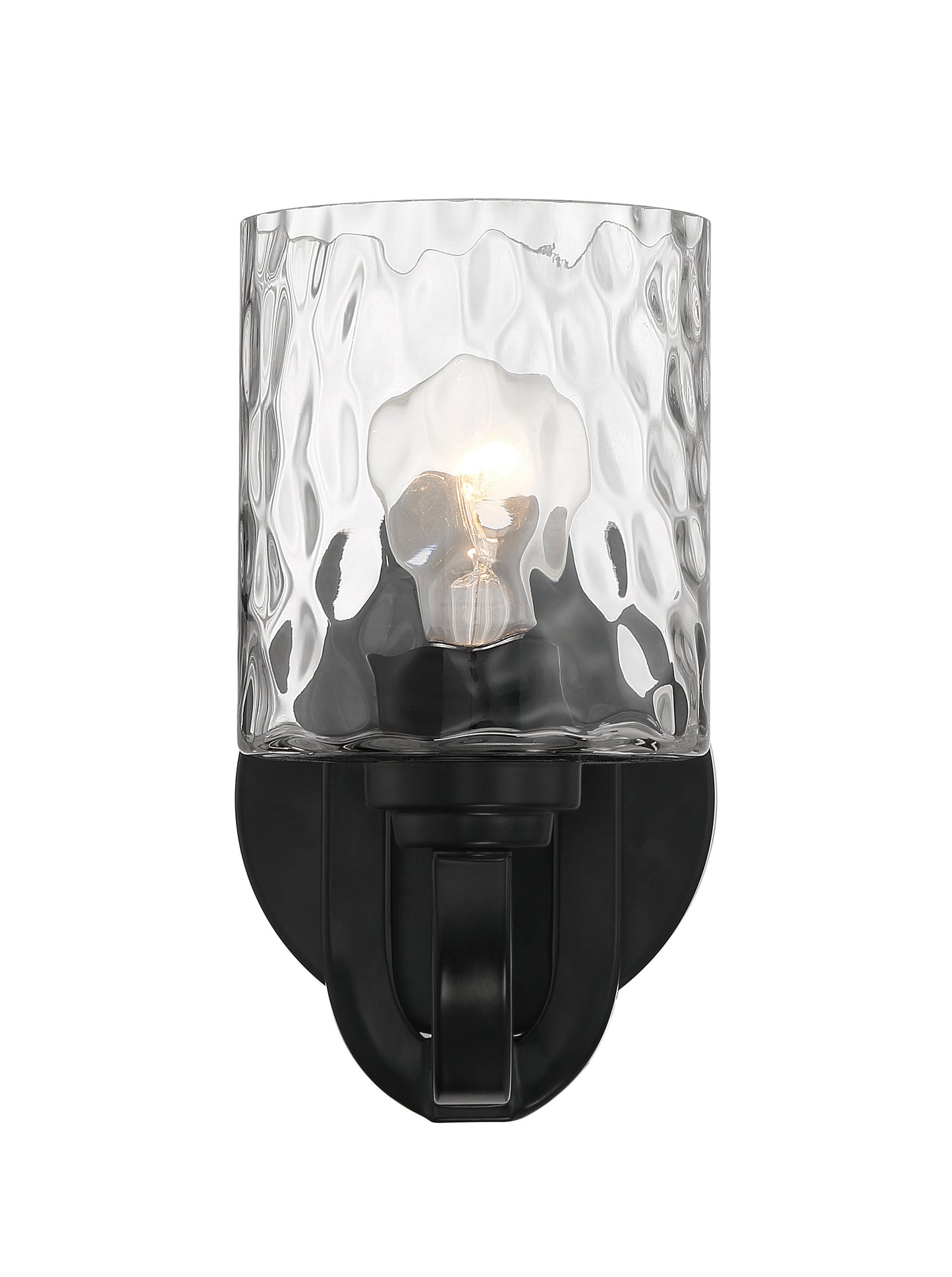 54261-FB - Collins 1 Light 9" High Wall Sconce - Flat Black