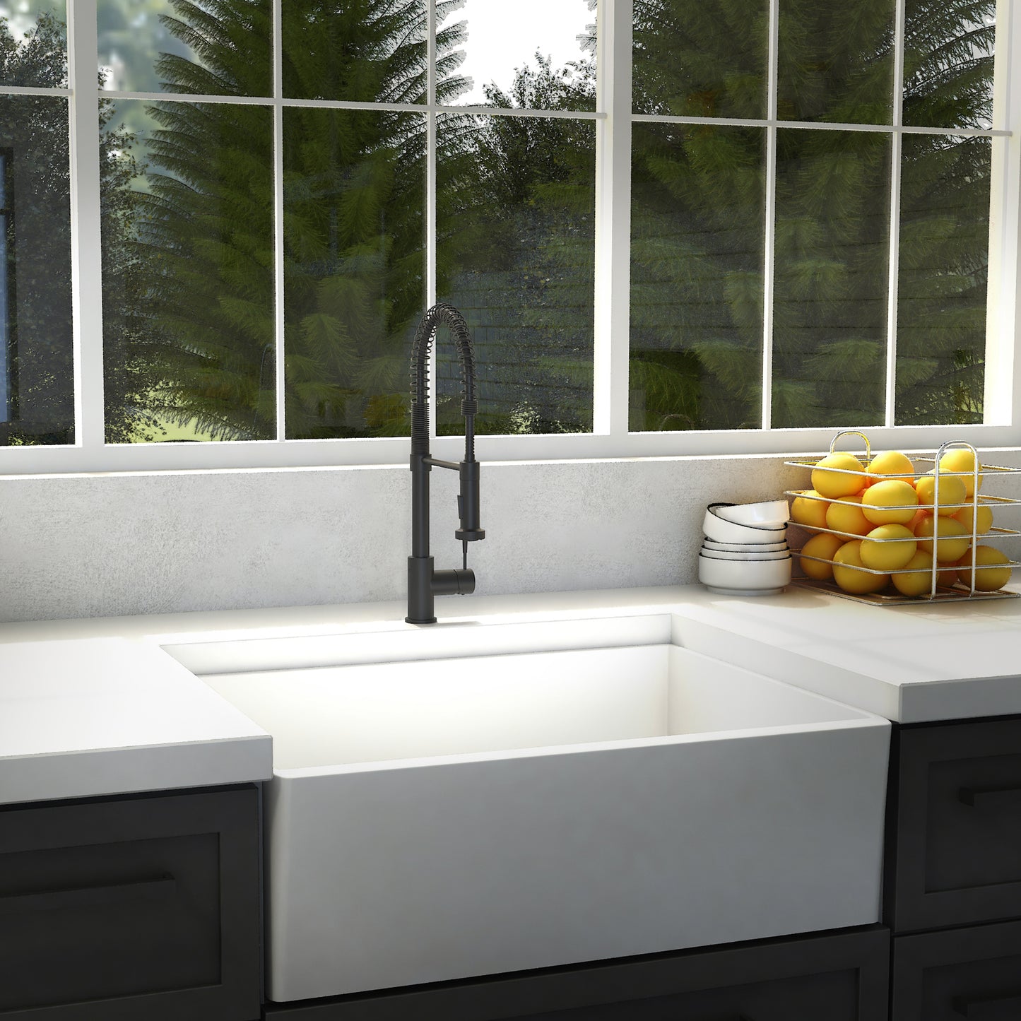 APL-KF-MB - Apollo Kitchen Faucet in Matte Black