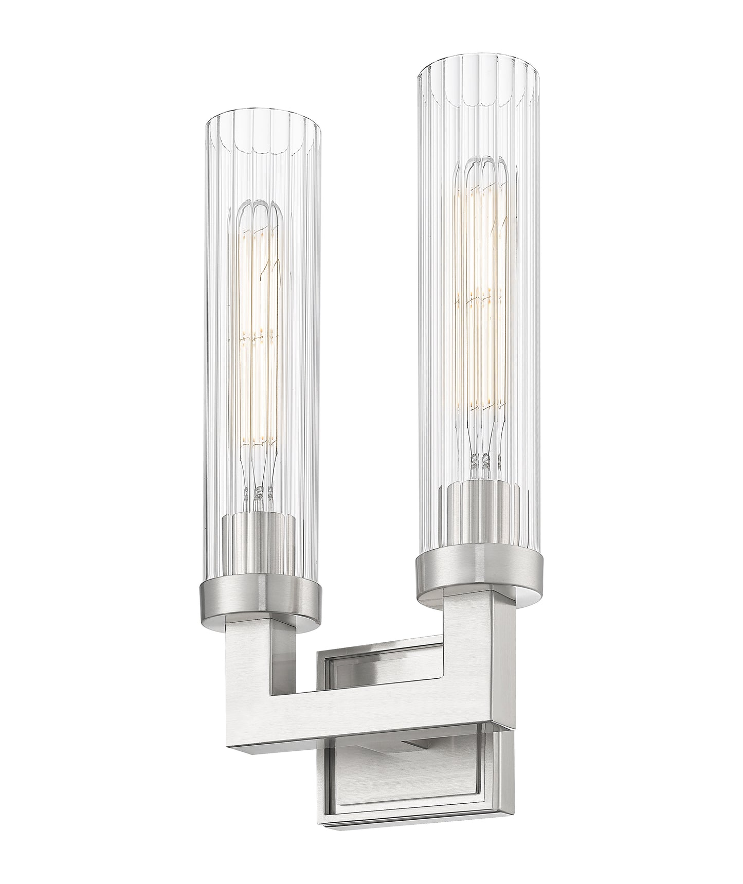 740-2S-BN - Beau 2 Light Wall 17" Sconce - Brushed Nickel