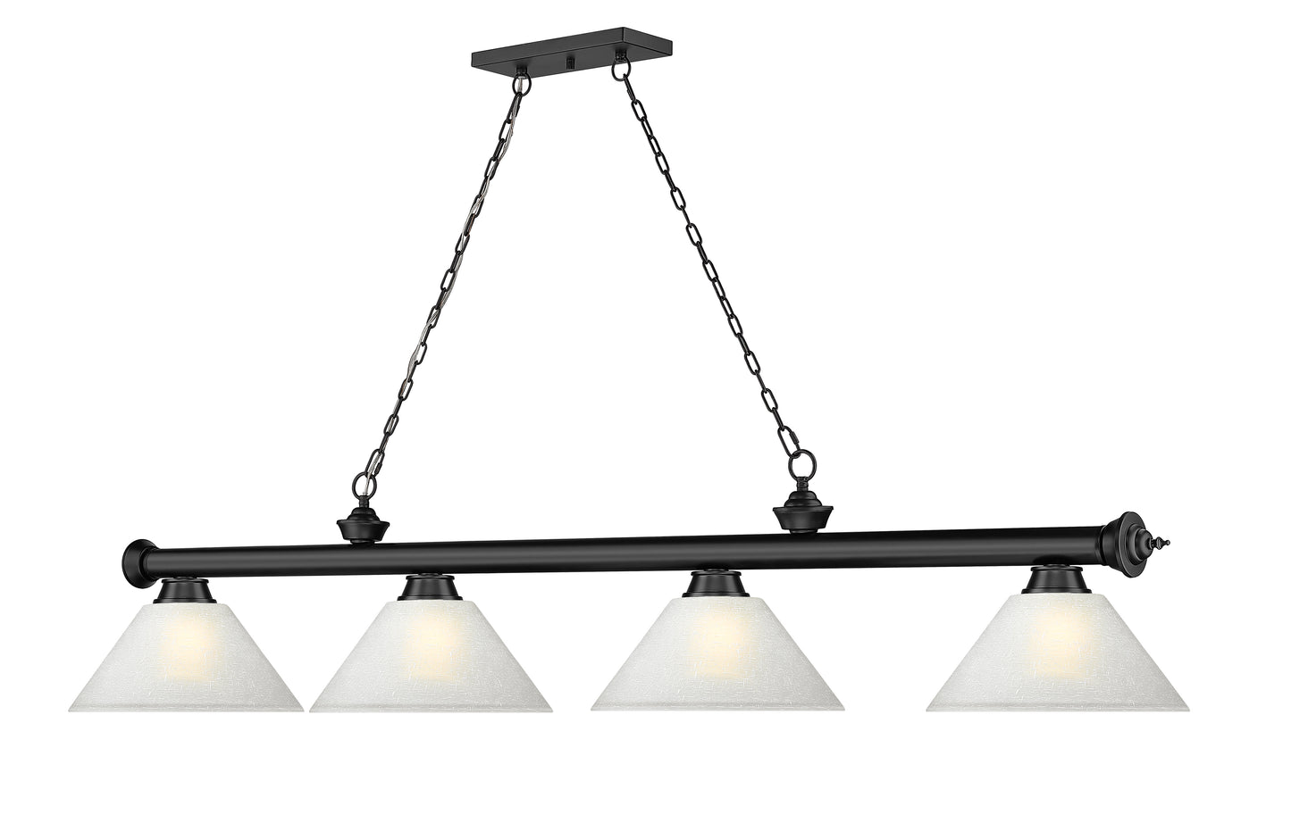 2306-4MB-AWL14 - Cordon 4 Light 81" Billiard - Matte Black