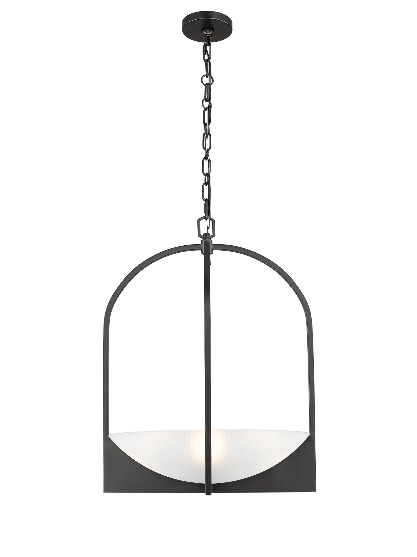 1947-24MB - Devon 4 Light 18" Pendant - Matte Black