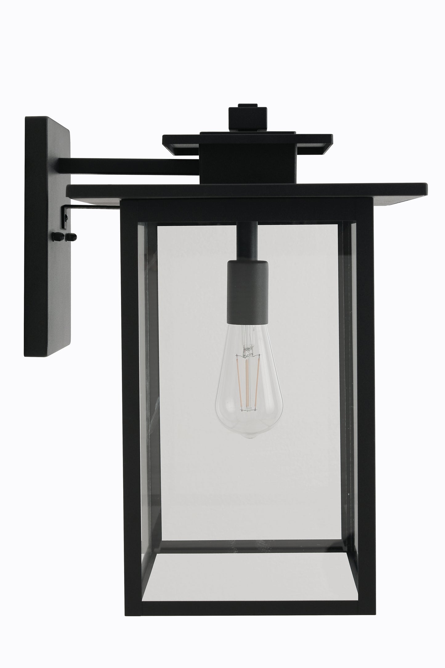 ZA7034-TB - Rock Creek 1 Light 17" High Outdoor Wall Lantern - Textured Black