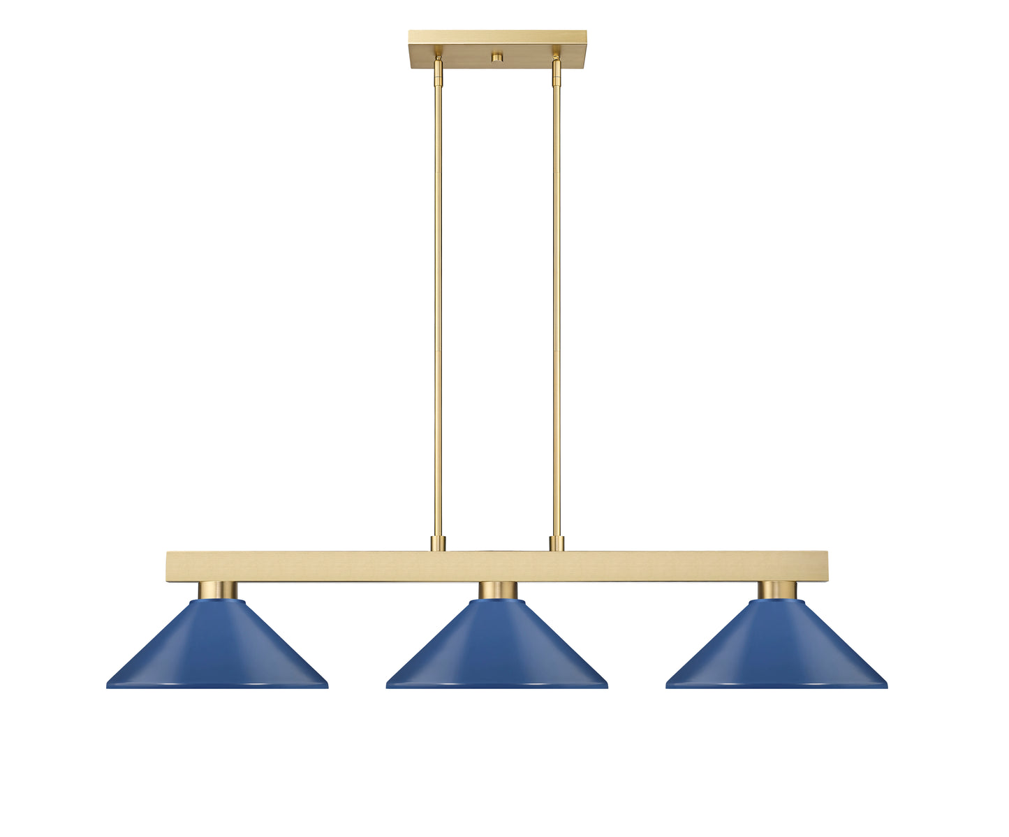152MGLD-MNB - Cobalt 3 Light 50" Billiard - Modern Gold