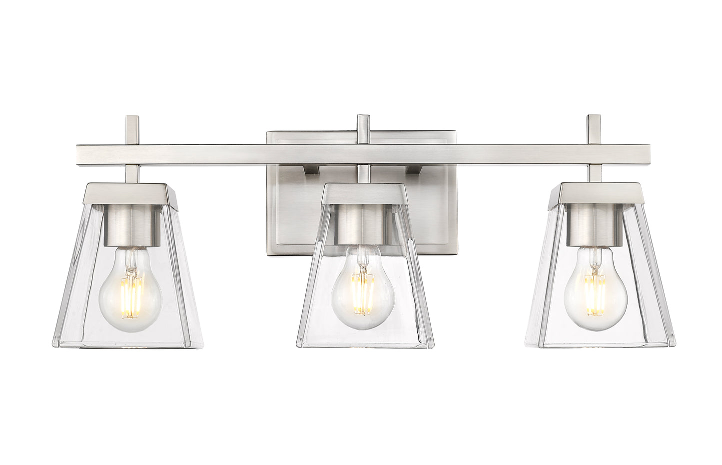 819-3V-BN - Lauren 3 Light 22" Vanity - Brushed Nickel