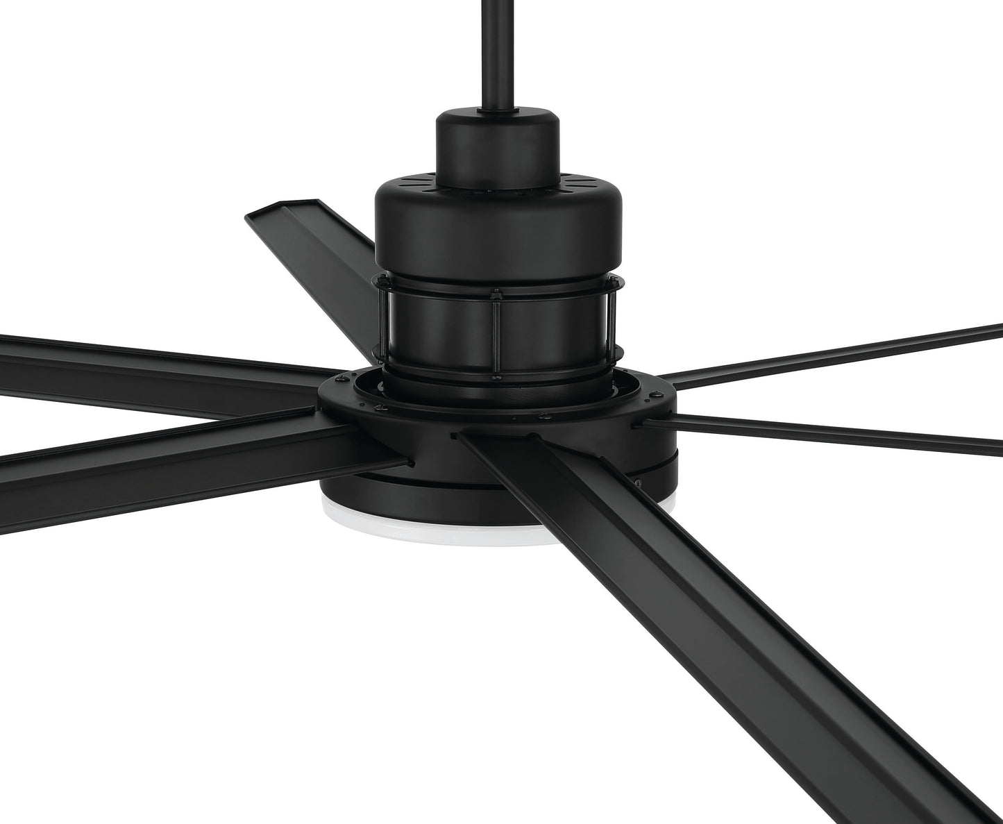 MND80FB6 - Mondo 80 Indoor/Outdoor 80" 6 Blade Indoor Outdoor Ceiling Fan with Light Kit - Flat Black