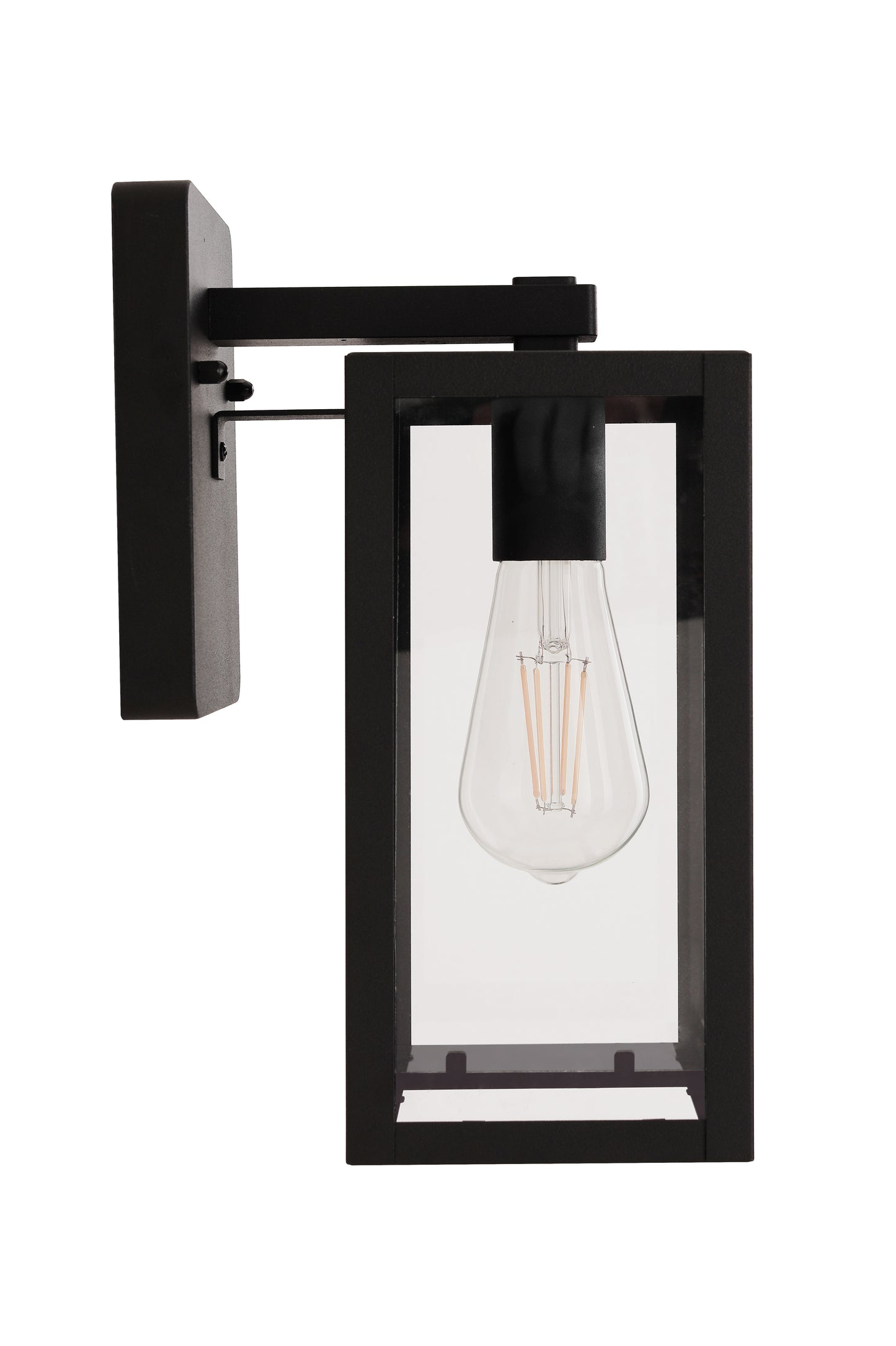 ZA7104-TB - Harris 1 Light 12.13" High Outdoor Wall Lantern - Textured Black