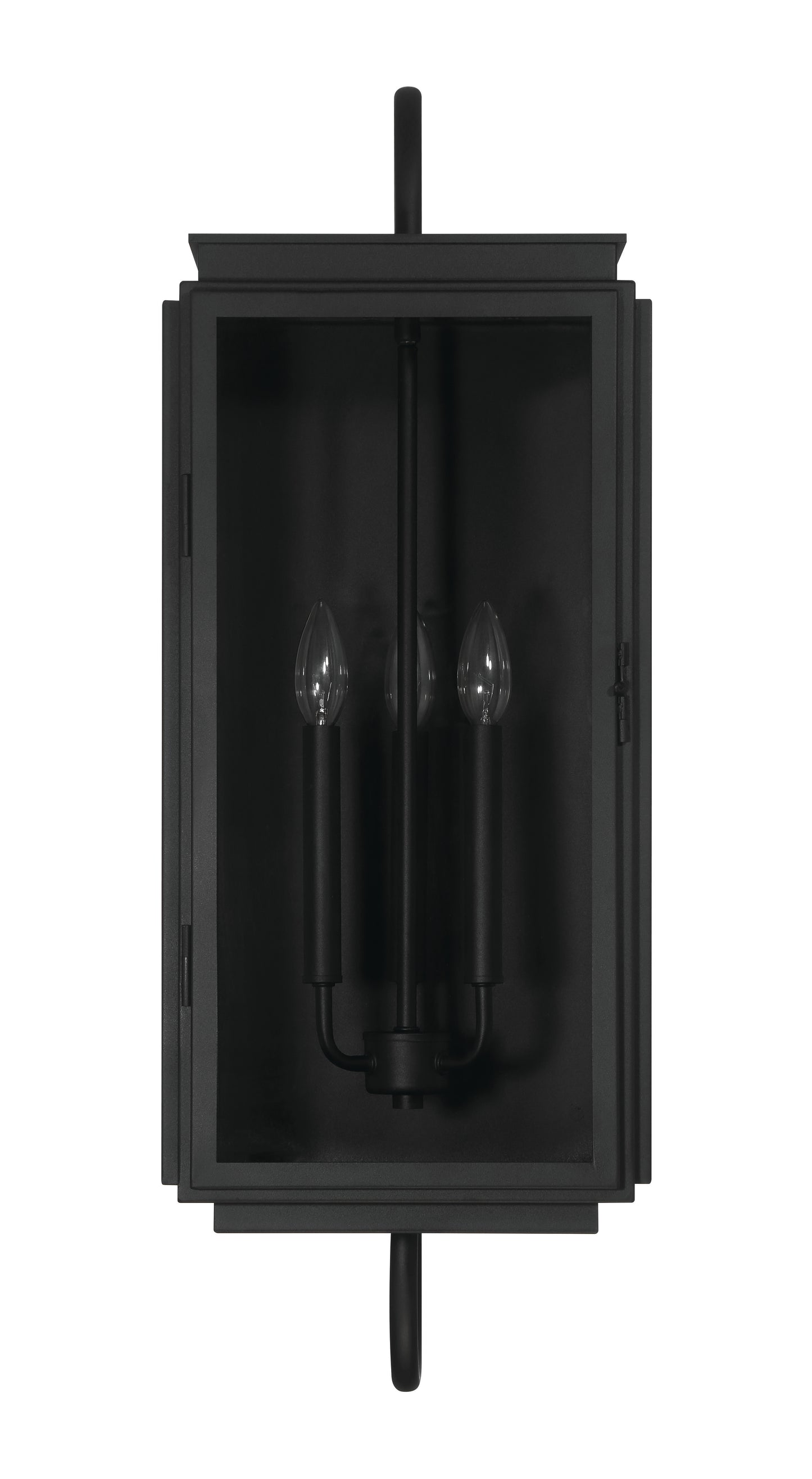 ZA7720-TB - Irving 3 Light 31" High Outdoor Wall Lantern - Textured Black