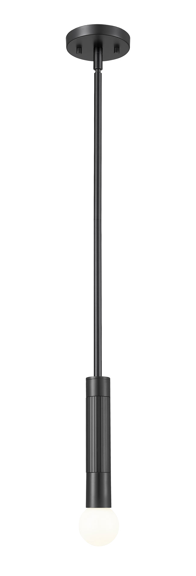 1956P-ROD-MB - Stari 1 Light 5" Pendant - Matte Black