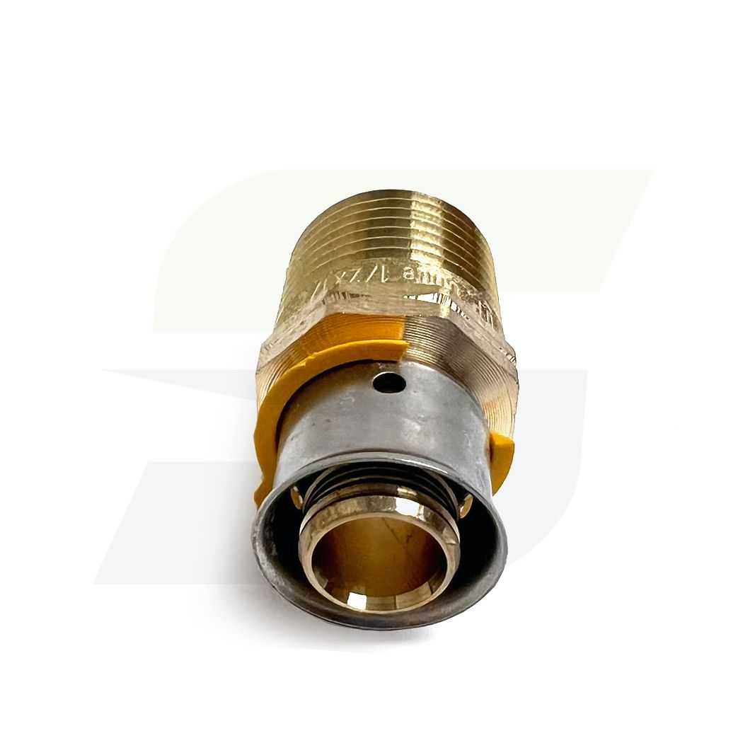 90521 - 1/2" PureFlow Press Bronze PEX Male Adapter