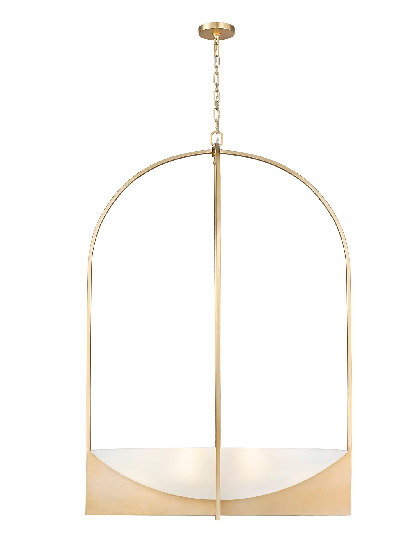 1947-48MGLD - Devon 8 Light 32" Chandelier - Modern Gold