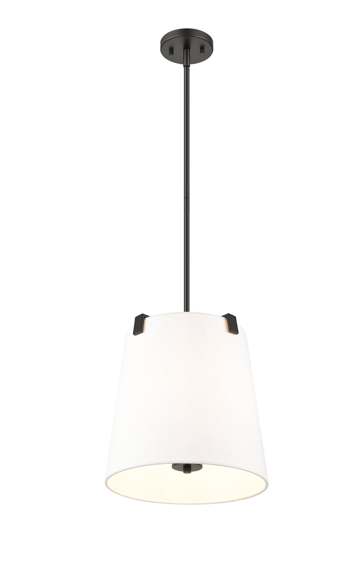 3501P13-MB - Weston 3 Light 13" Pendant - Matte Black