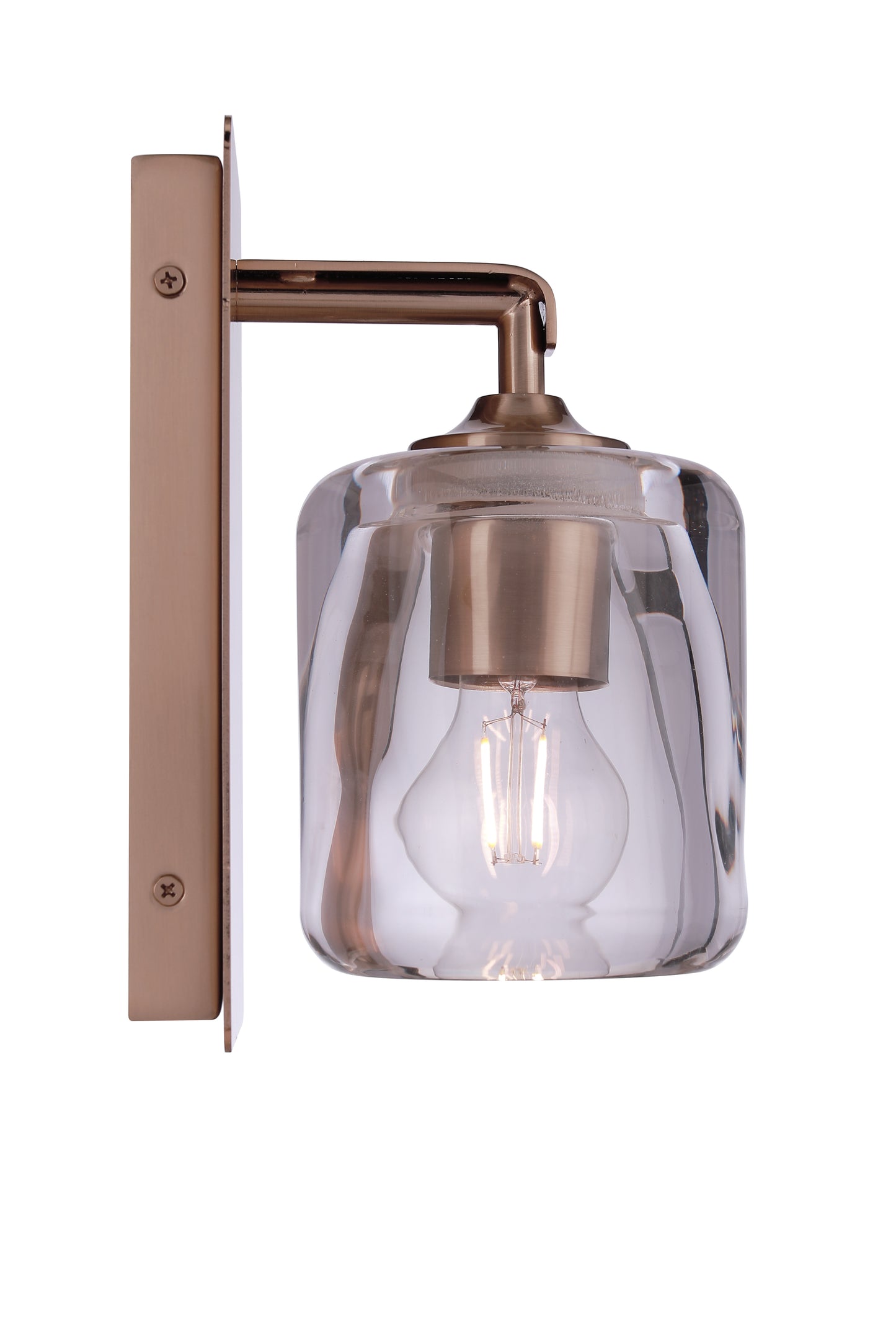 20605SB1 - Andie 1 Light 9" High Wall Sconce - Satin Brass