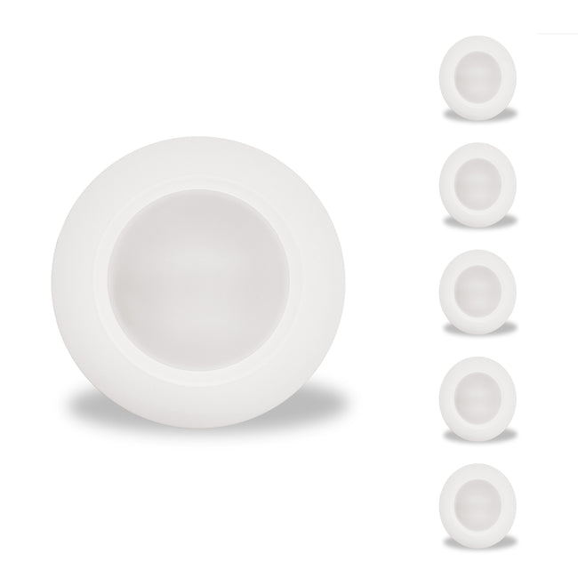 773274 - 6 Watt LED 7" Disc, 3000K, 1100 Lumens, White Finish - 6 Pack