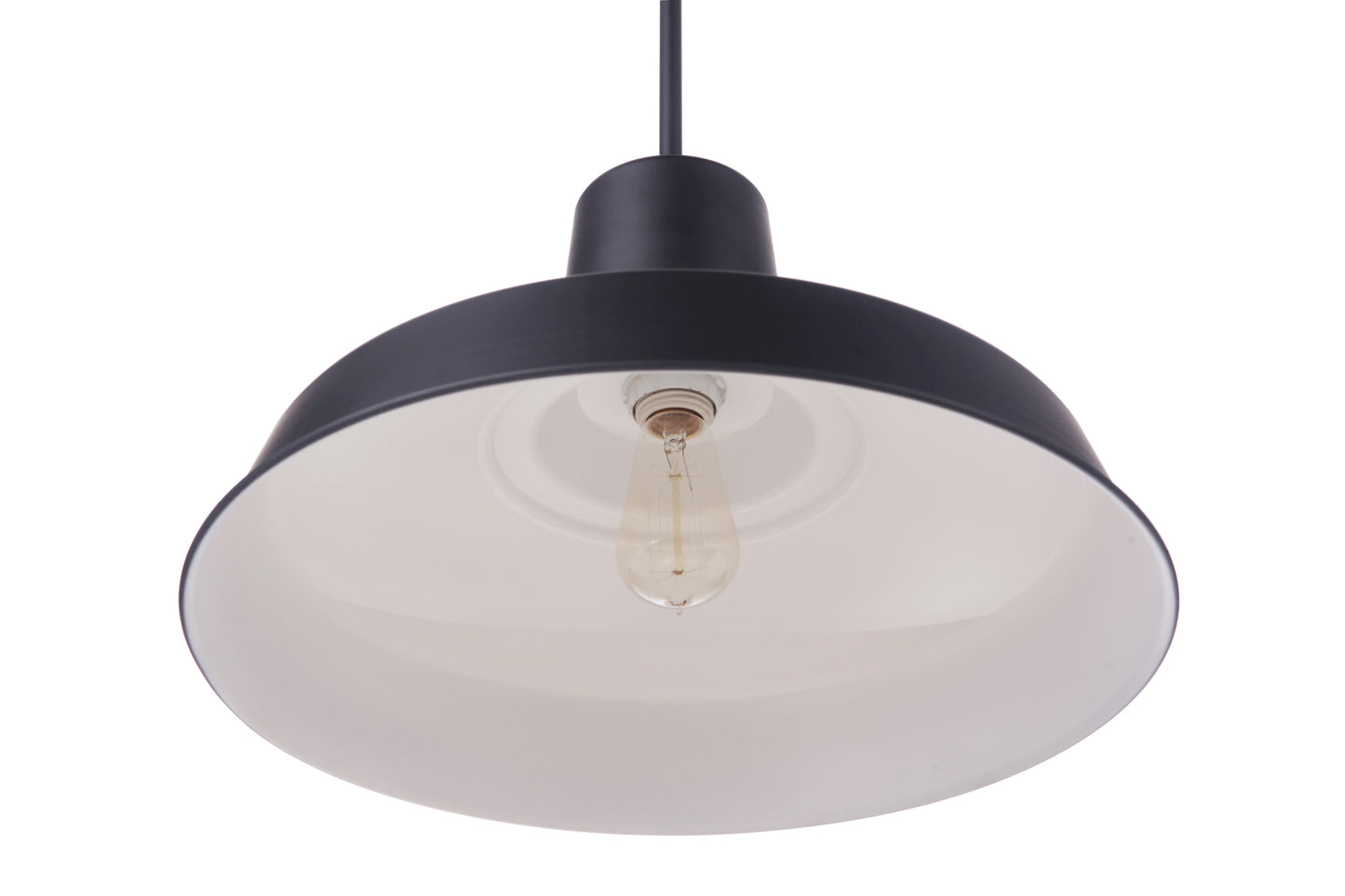 ZA5711-MN - Briscoe 1 Light 18" Wide Outdoor Pendant - Midnight