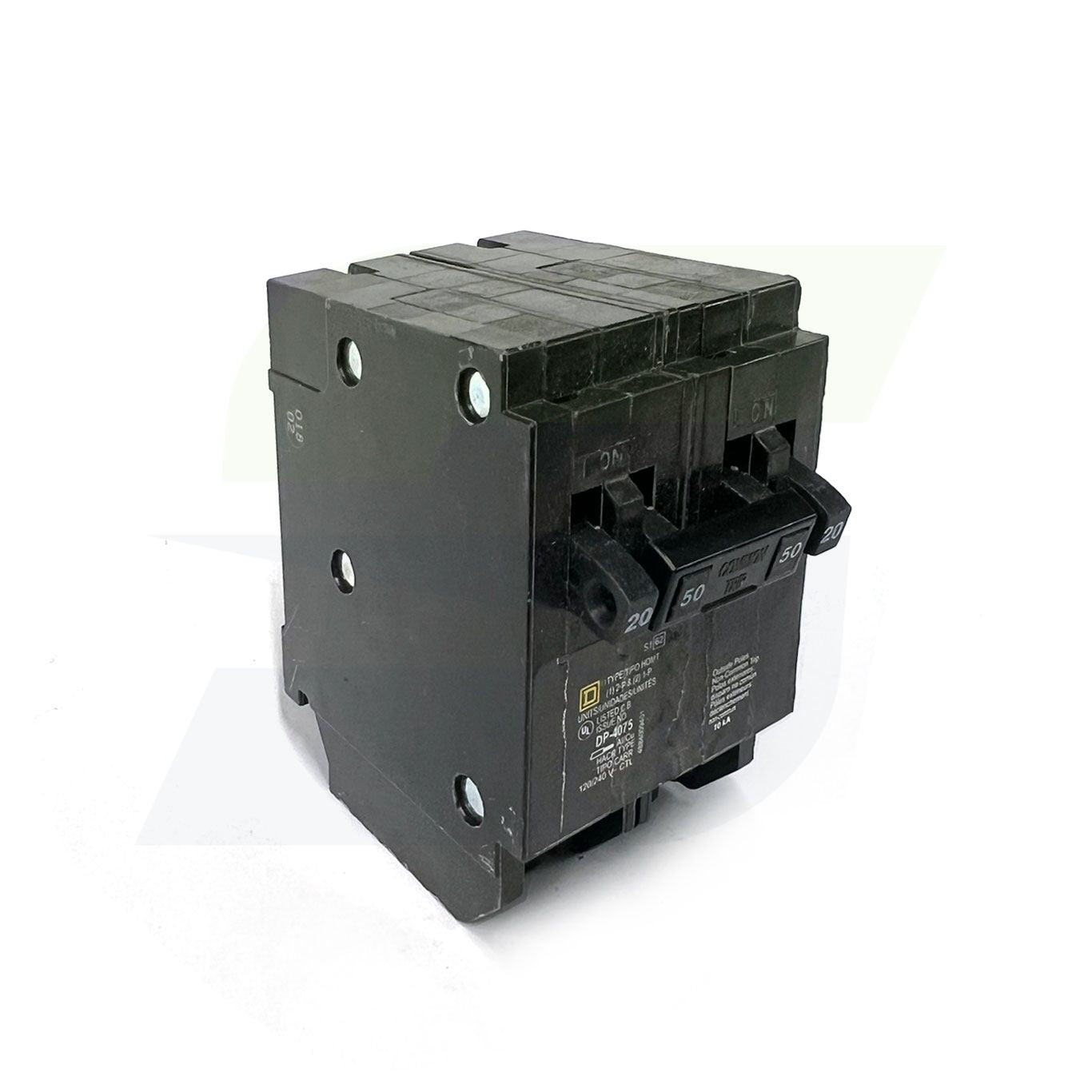 HOMT2020250 - 3-Pole Quad Tandem Plug-In Circuit Breaker - 120/240V, 2x20A & 1x50A