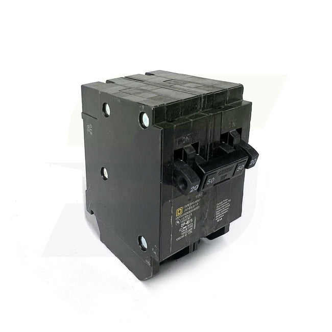 HOMT2020250 - 3-Pole Quad Tandem Plug-In Circuit Breaker - 120/240V, 2x20A & 1x50A