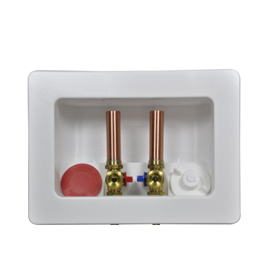 OB-2214-RK - Kahuna Washing Machine Outlet Box with Hammer Arrestors & Uponor ProPEX Valves