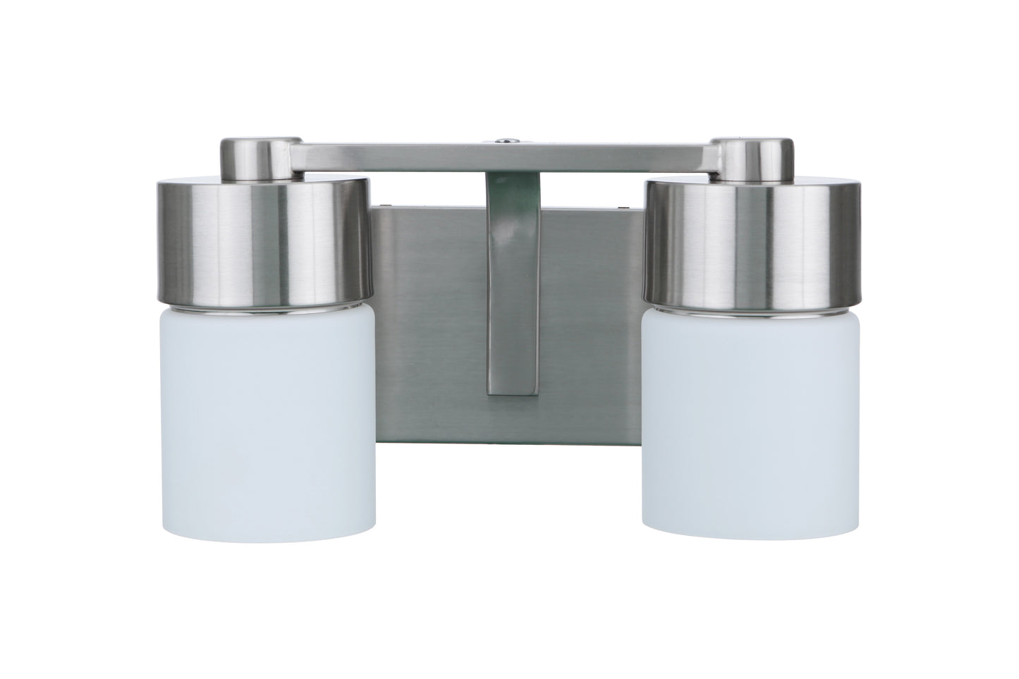 12314BNK2 - District 2 Light 13.5" Wide Vanity Light - Brushed Nickel