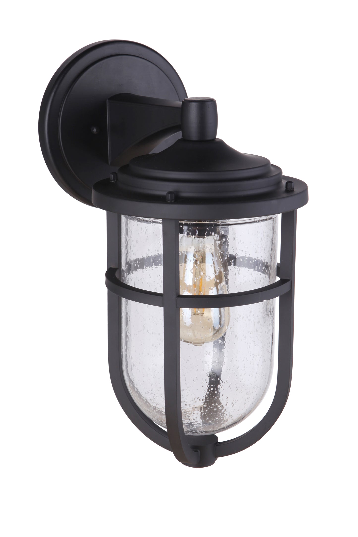 ZA4714-MN - Voyage 1 Light 16" High Outdoor Wall Lantern - Midnight