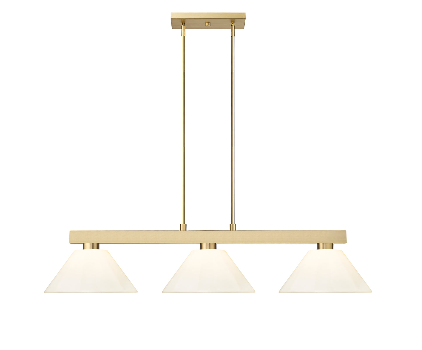 152MGLD-PWH - Cobalt 3 Light 50" Billiard - Modern Gold