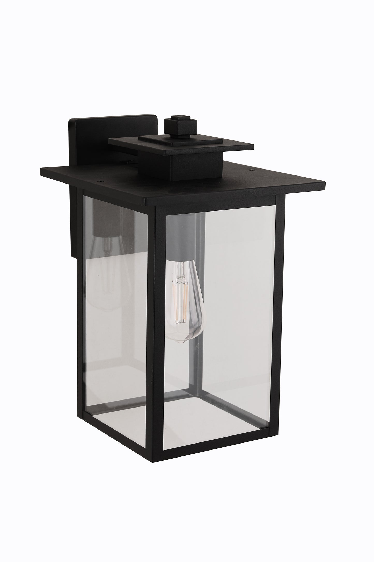 ZA7024-TB - Rock Creek 1 Light 15" High Outdoor Wall Lantern - Textured Black