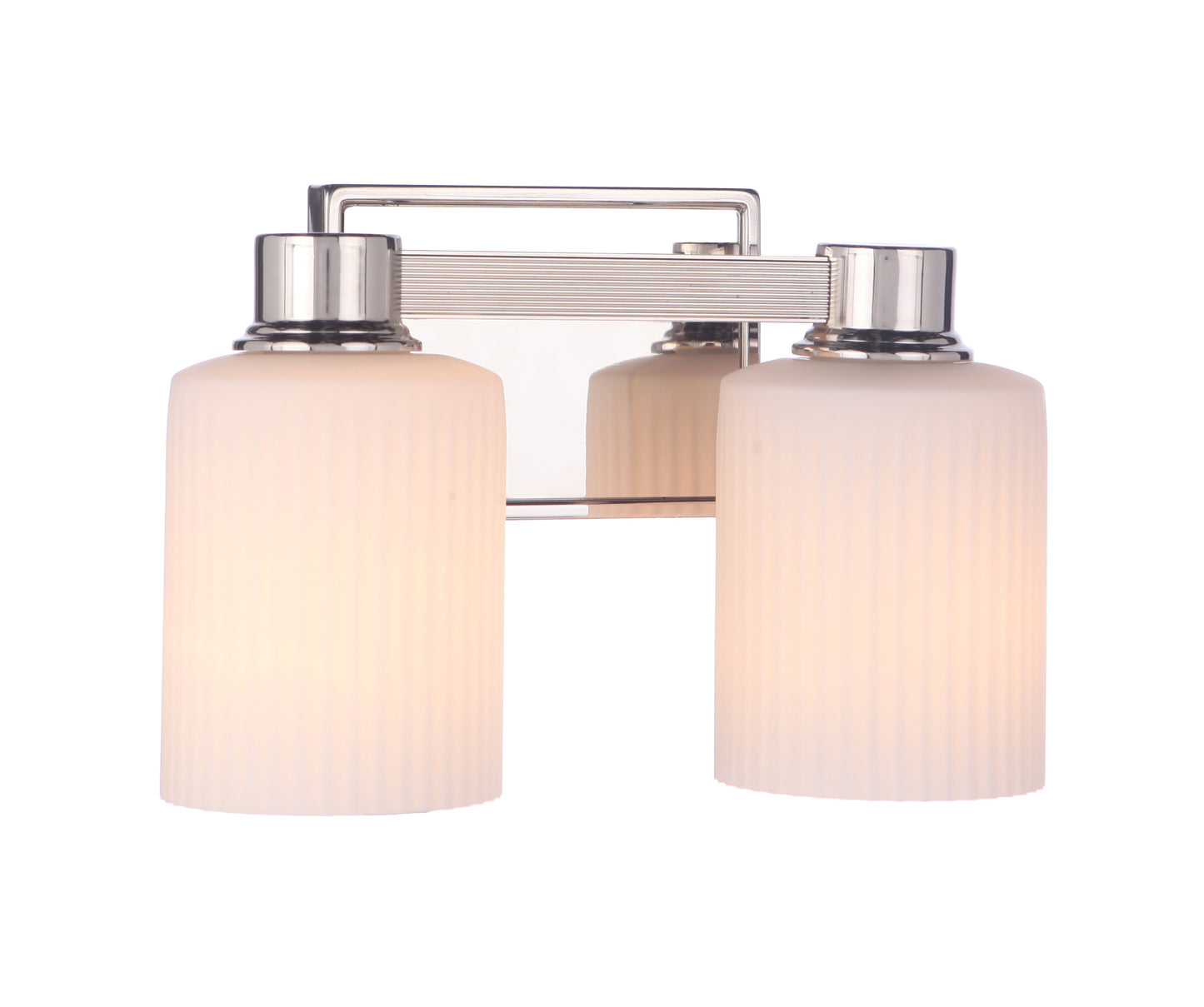 12912PLN2 - Bretton 2 Light 12.38" Wide Vanity Light - Polished Nickel