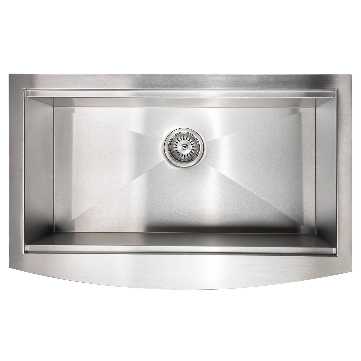 SLSAP-33 - 33" Moritz Farmhouse Apron Mount Single Bowl Stainless Steel Kitchen Sink with Bottom Grid and Accessories