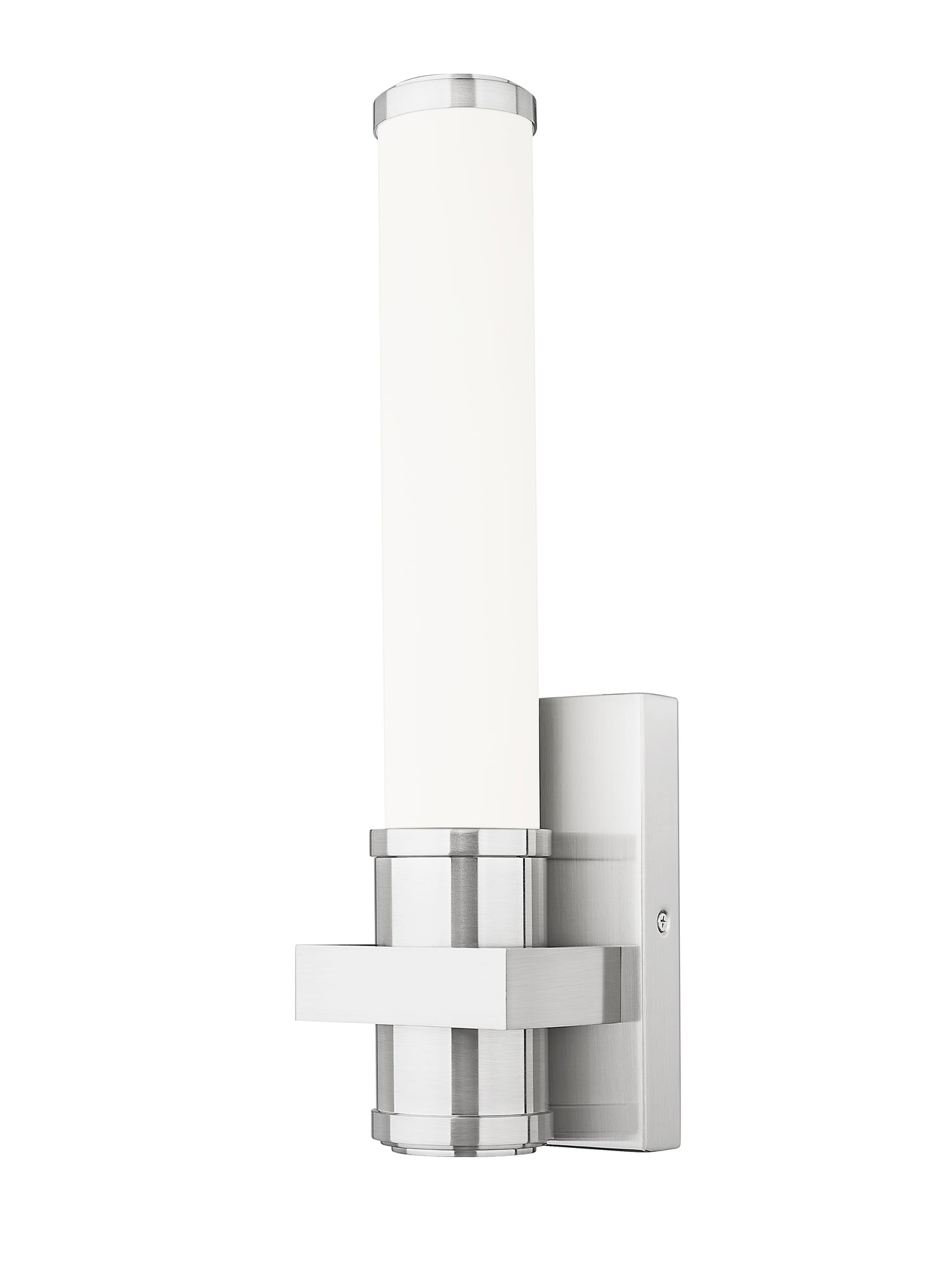 1019-1S-BN-LED - Idris 1 Light Wall 16" Sconce - Brushed Nickel