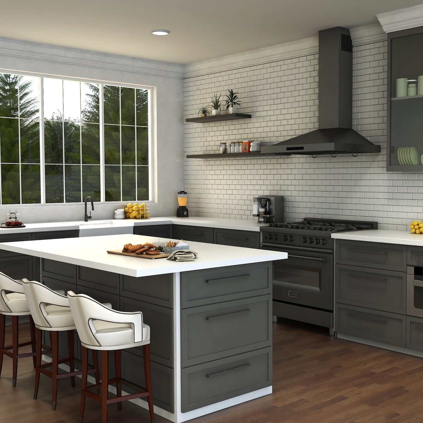 GEM-KF-MB - Gemini Kitchen Faucet in Matte Black