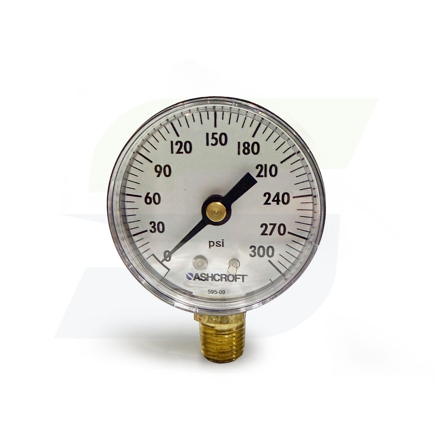 1732-A - 2" Pressure Gauge - 1/4" MPT - 300 PSI