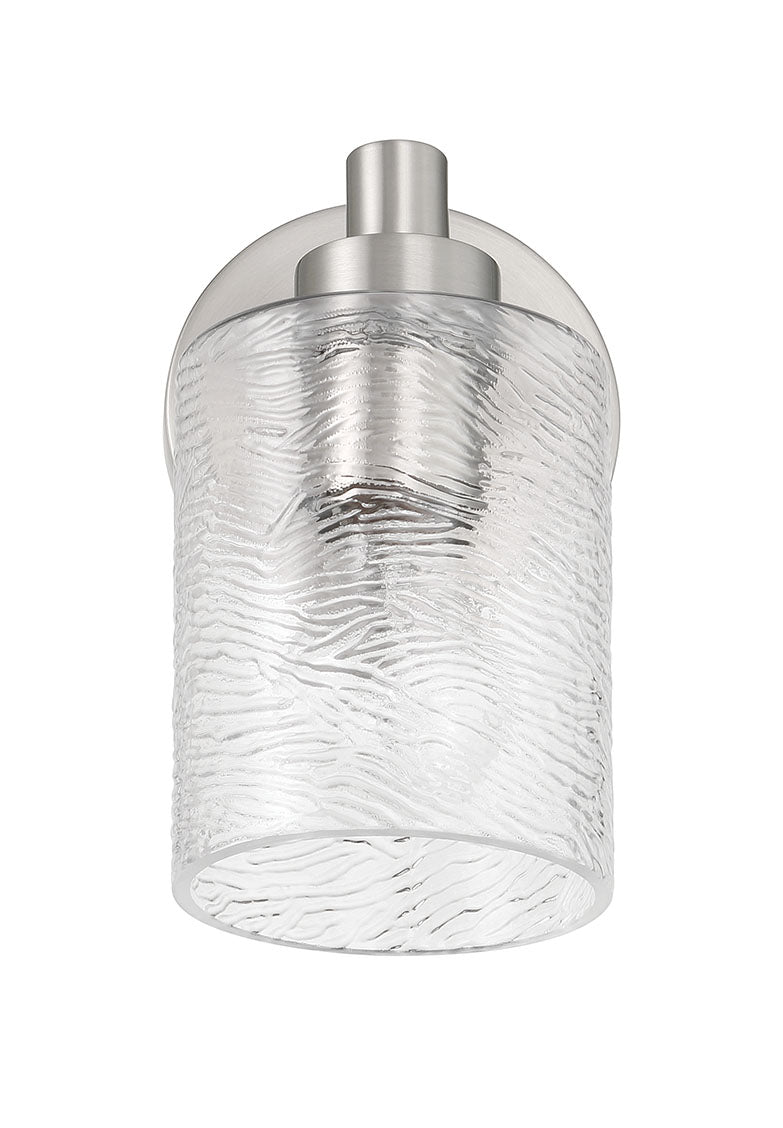 60201-BNK - Lyndsey 1 Light 9" High Wall Sconce - Brushed Nickel