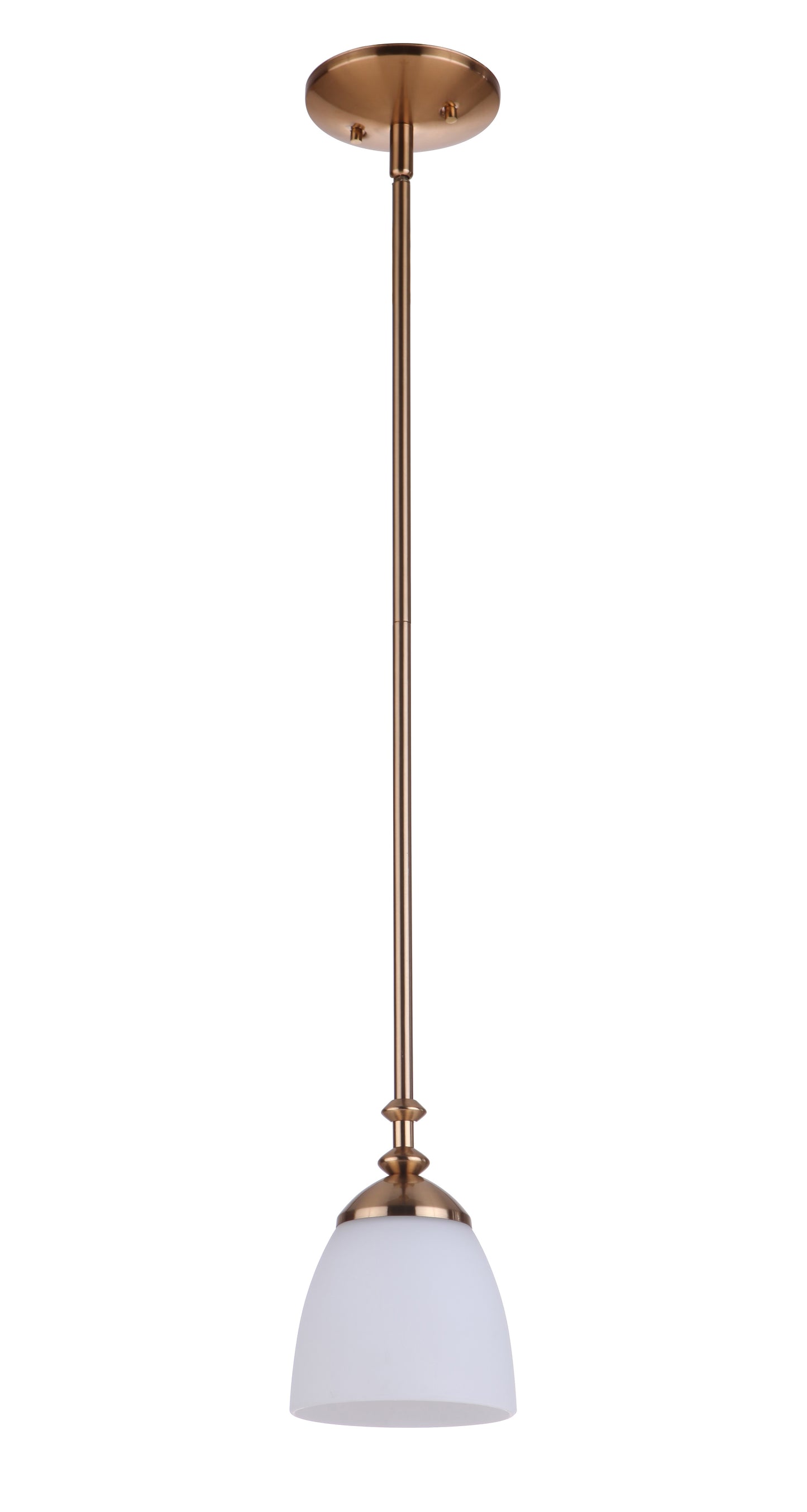 53791-SB - Marlowe 1 Light 5.88" Wide Mini Pendant - Satin Brass