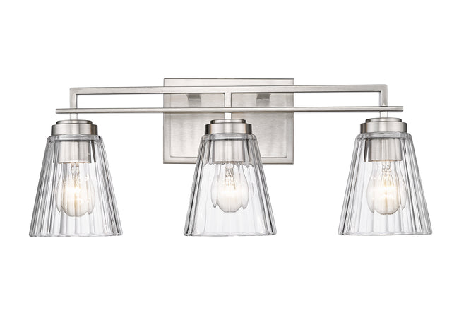 823-3V-BN - Lyna 3 Light 22" Vanity - Brushed Nickel