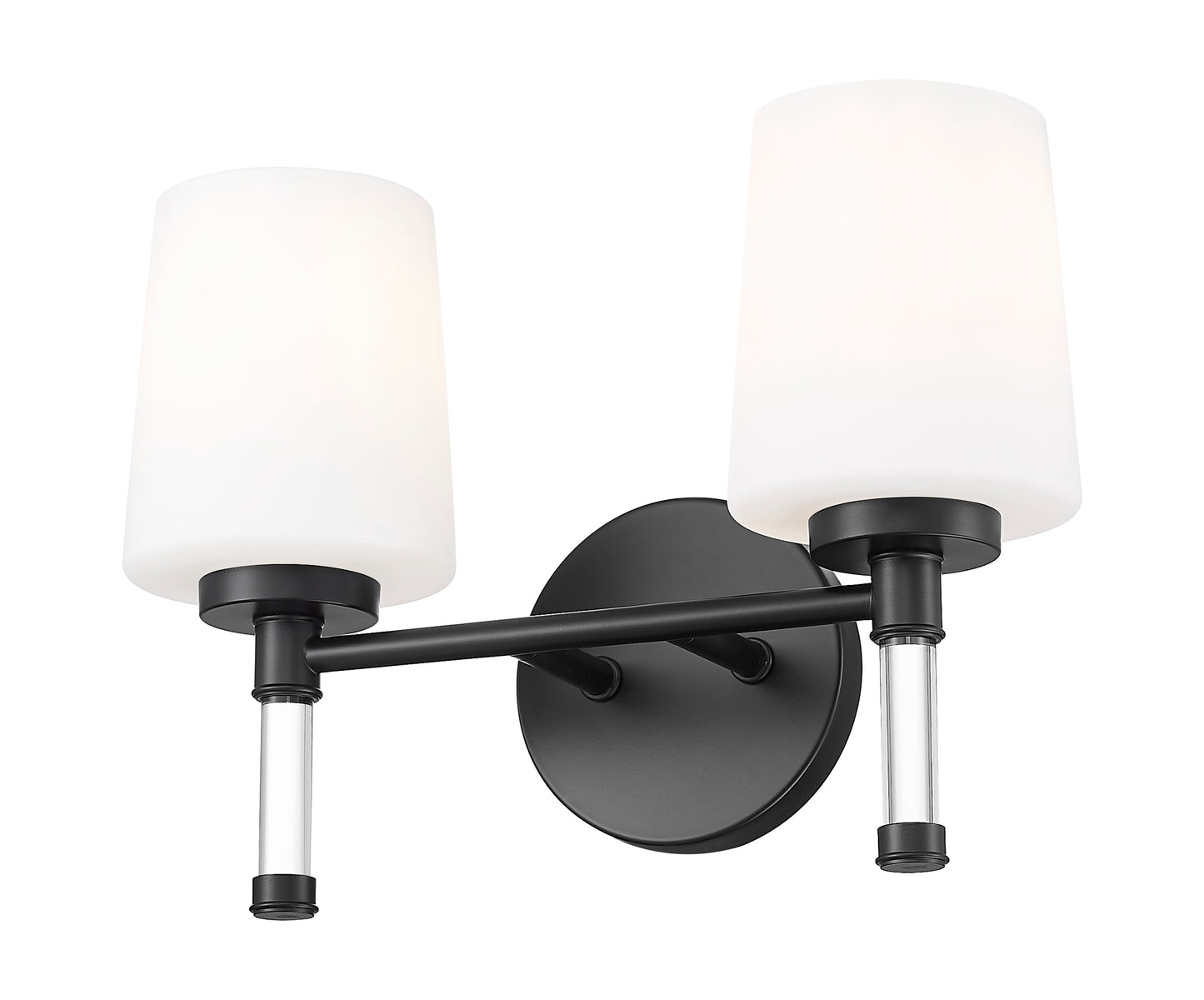 7700-2V-MB - Henri 2 Light 14" Vanity - Matte Black