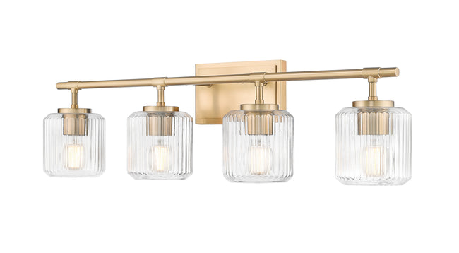 7515-4V-MGLD - Landon 4 Light 32" Vanity - Modern Gold