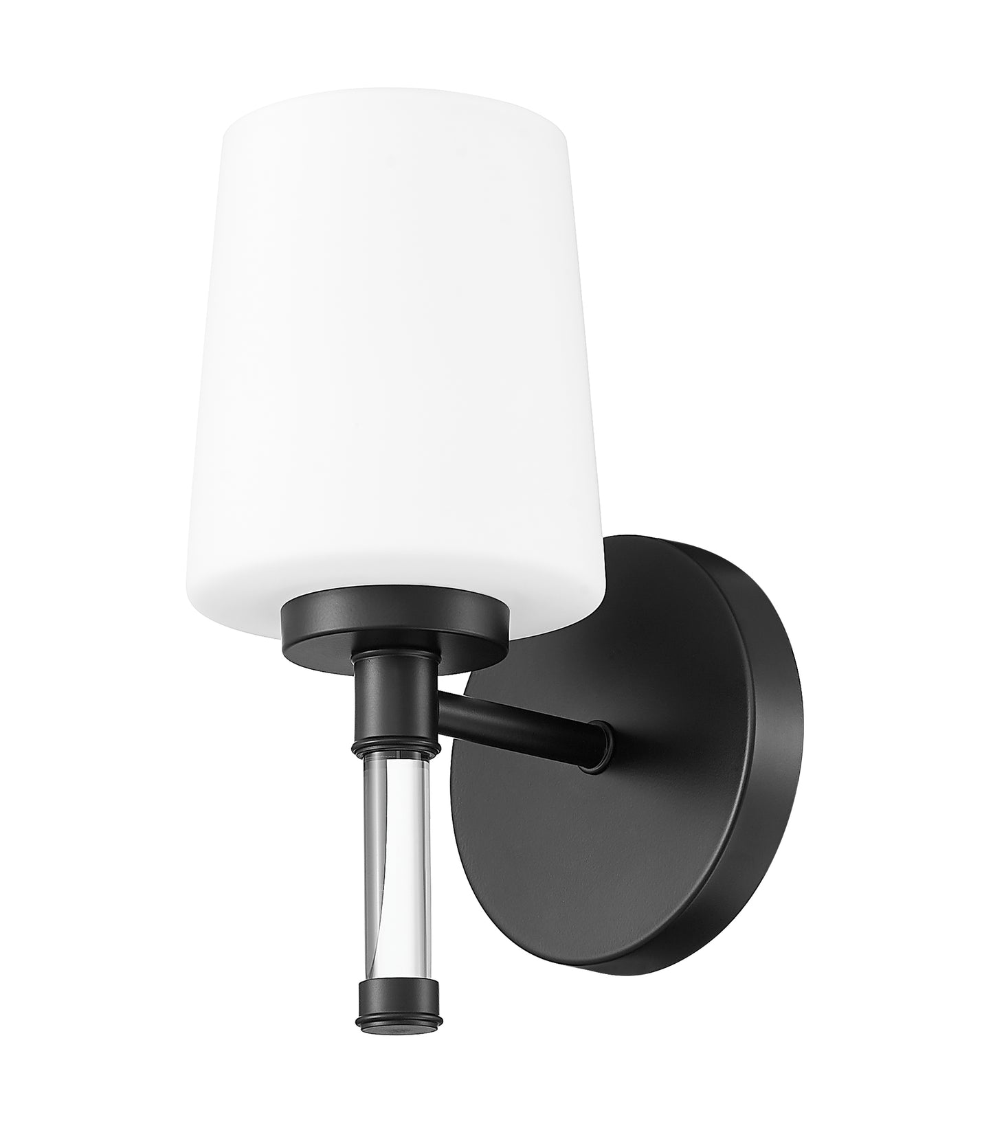 7700-1V-MB - Henri 1 Light 5" Vanity - Matte Black