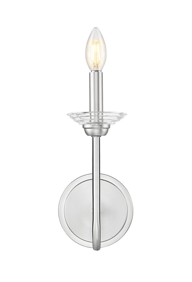 352-1S-BN - Allistair 1 Light Wall 12" Sconce - Brushed Nickel