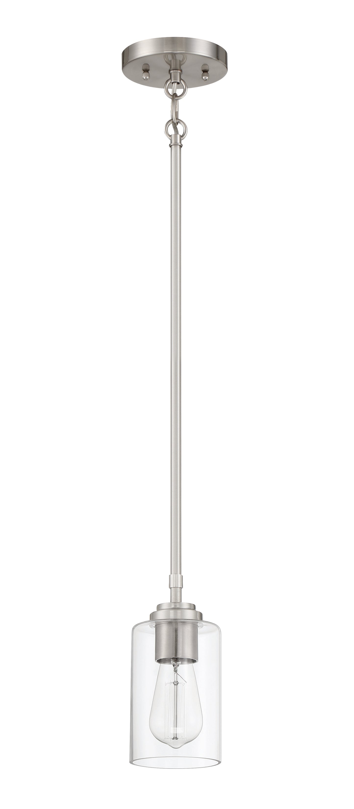 56091-BNK - Stowe 1 Light 5.13" Wide Mini Pendant - Brushed Nickel