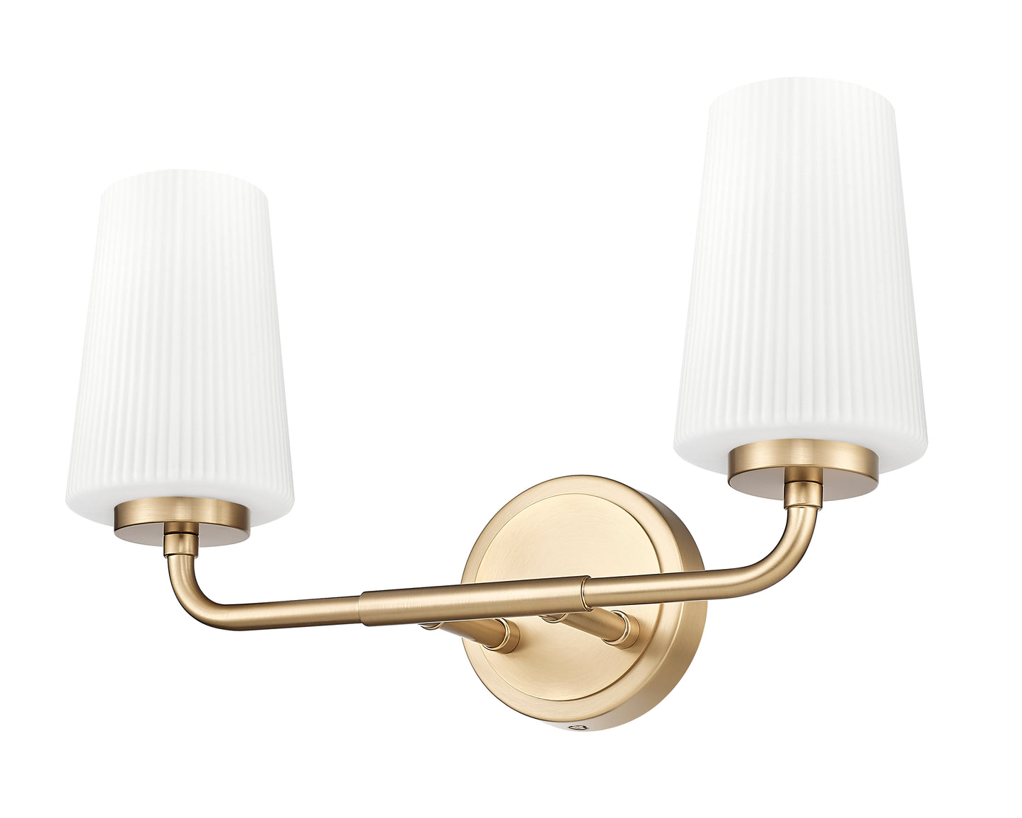 7005-2V-MGLD - Montford 2 Light 16" Vanity - Modern Gold