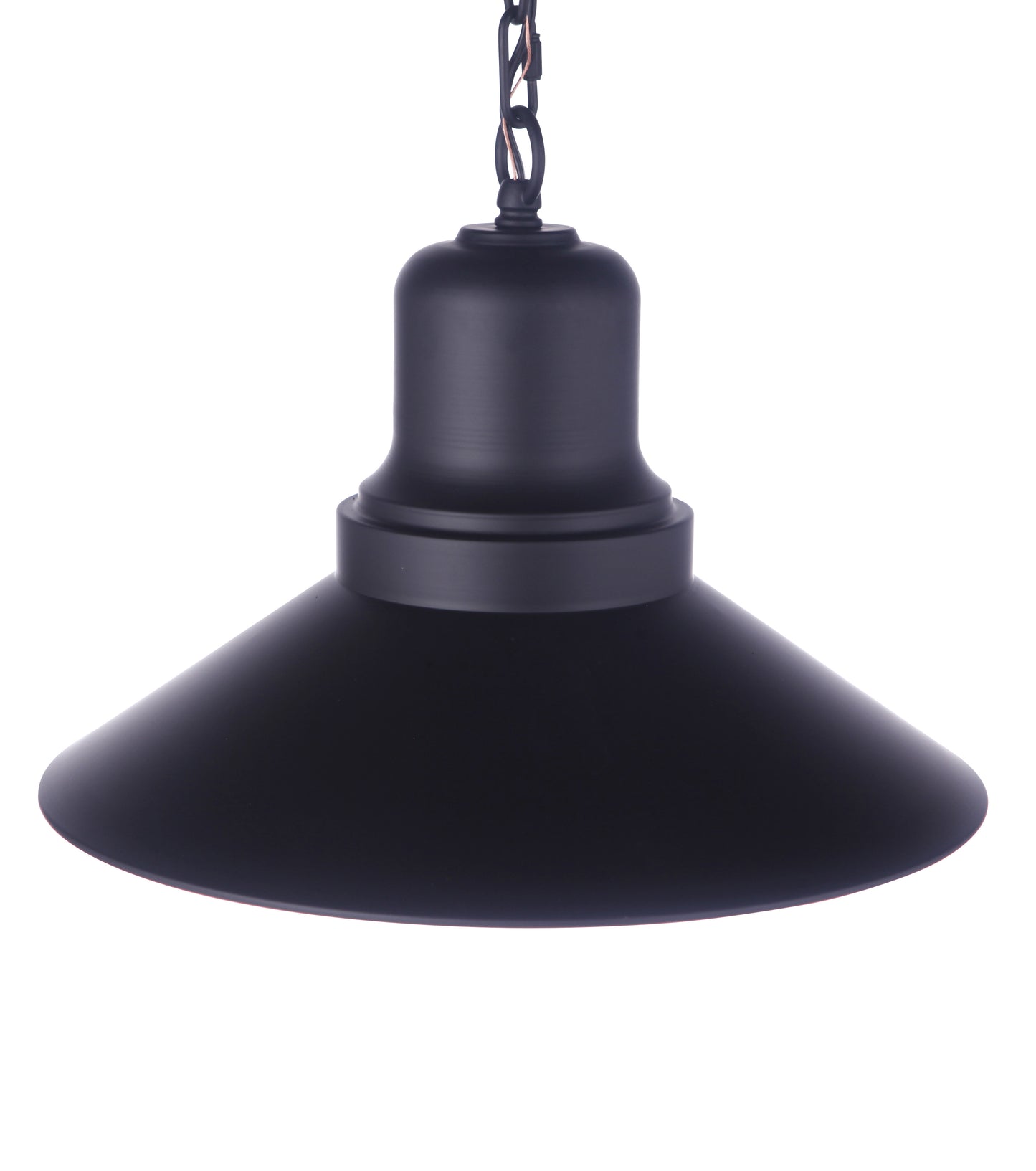 ZA5411-MN - Singleton 1 Light 14" Wide Outdoor Pendant - Midnight