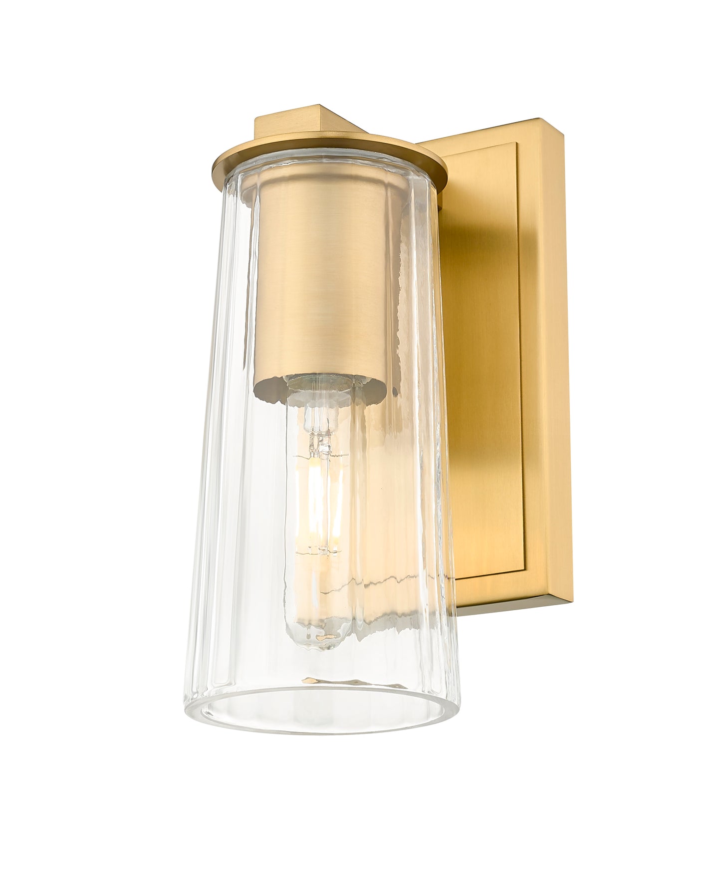 826-1S-MGLD - Titus 1 Light Wall 10" Sconce - Modern Gold