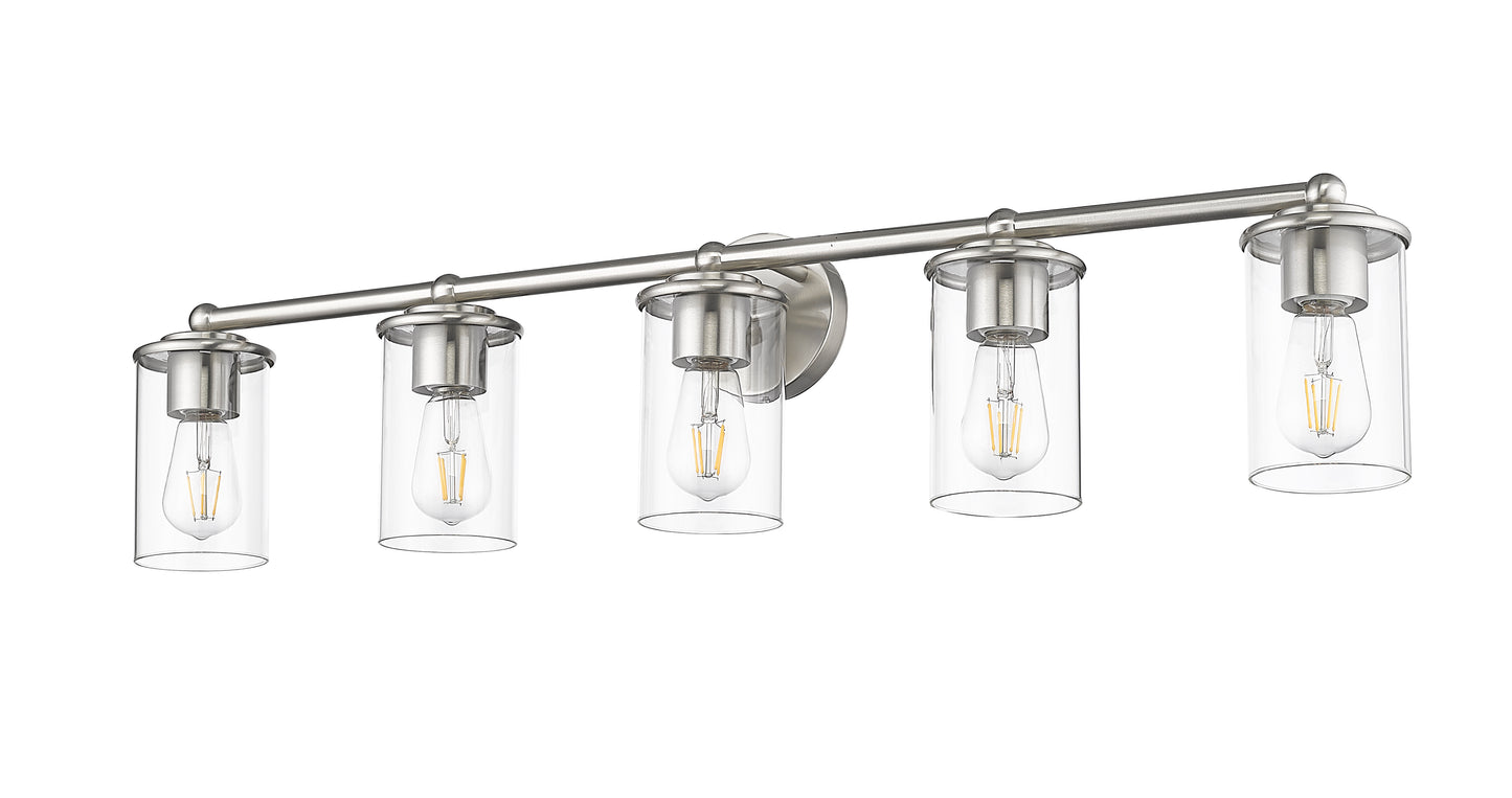 742-5V-BN - Thayer 5 Light 39" Vanity - Brushed Nickel