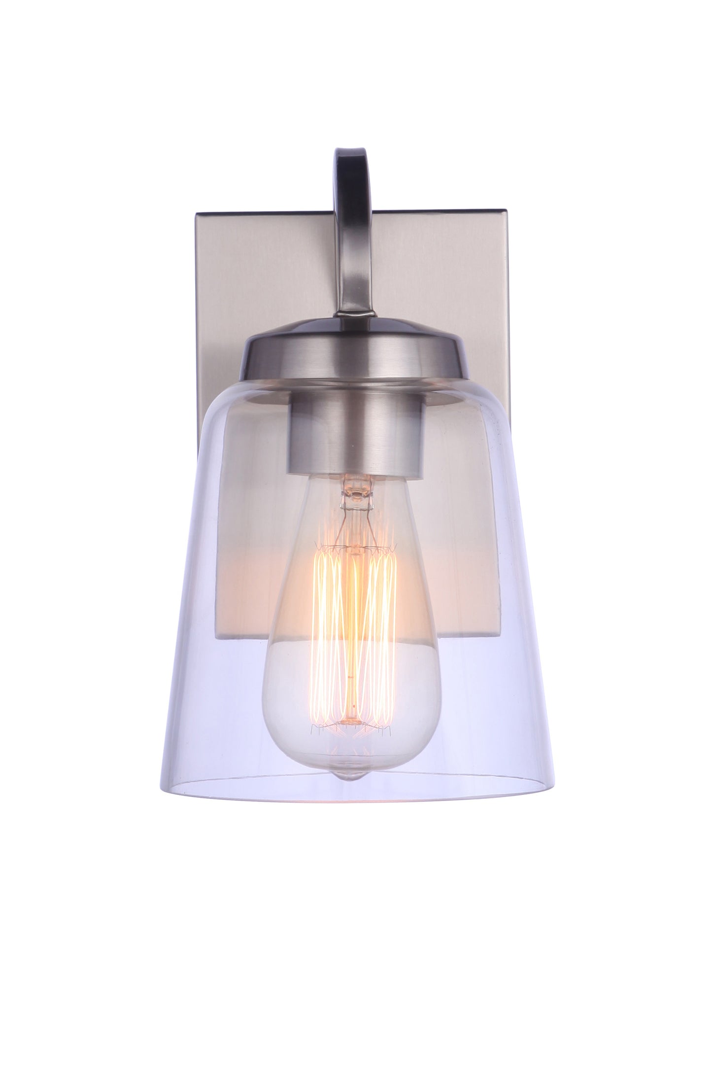 16306BNK1 - Elsa 1 Light 9" High Wall Sconce - Brushed Nickel