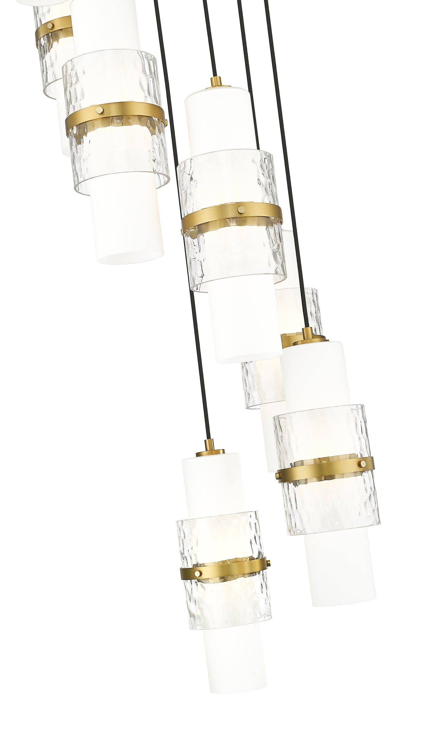 1946P-7R-MGLD - Cayden 7 Light 18" Chandelier - Modern Gold